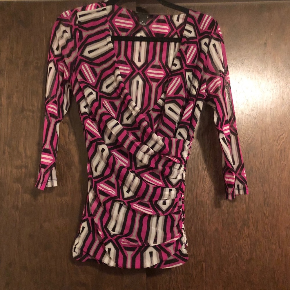 Abstract Tapered Blouse